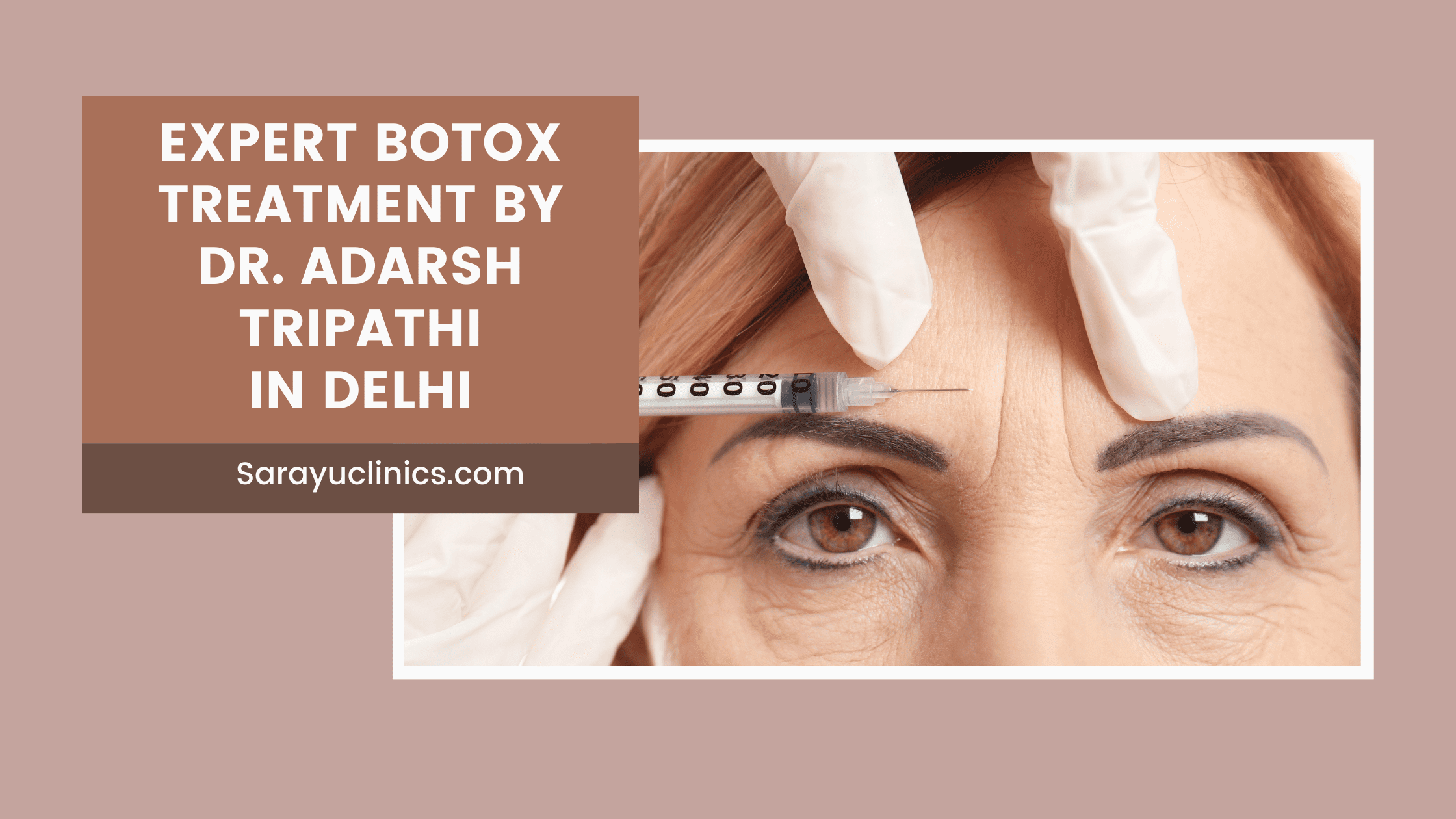 Dr. Adarsh Tripathi, the Best Botox Doctor in Delhi, administering a cosmetic treatment