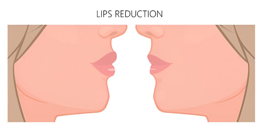 Patient undergoing lip reduction treatment in Delhi at Sarayu Clinics, performed by Dr. Adarsh Tripathi for a more balanced and proportionate lip shape. Lip reduction surgery cost in Delhi Lip reduction surgery cost in India Upper lip surgery cost in India Lip surgery cost in Delhi Lips surgery cost in India Lip reduction surgery near me