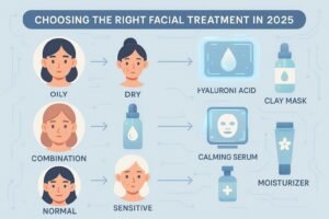 Read more about the article How to Choose the Right Facial Treatment for Your Skin Type in 2025