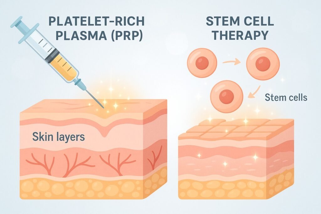 Understanding the Science Behind PRP and Stem Cell Therapy for Skin Health