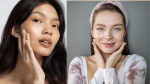 How to slim face naturally in 7 days showing facial exercises, diet tips, and myths vs facts comparison