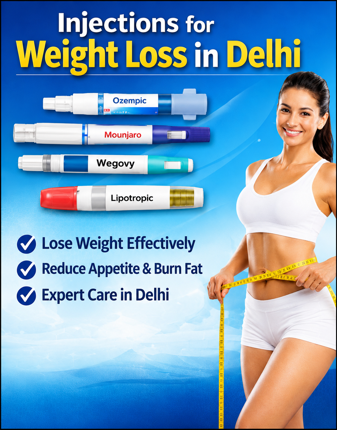 Doctor consulting a patient about medically supervised weight loss injections at Sarayu Clinics in Delhi.