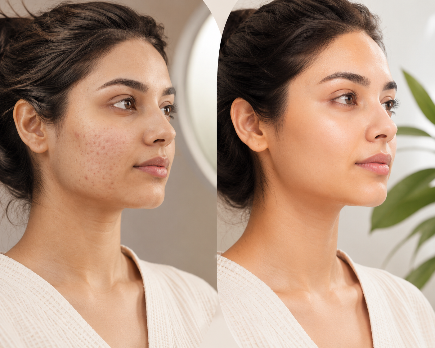 Patient receiving acne scar removal treatment at Sarayu Clinics in Delhi to reduce acne scars, improve skin texture, and achieve a smoother, clearer complexion.