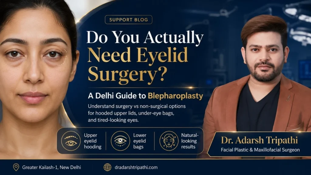 Do You Actually Need Eyelid Surgery? A Delhi Guide to Blepharoplasty