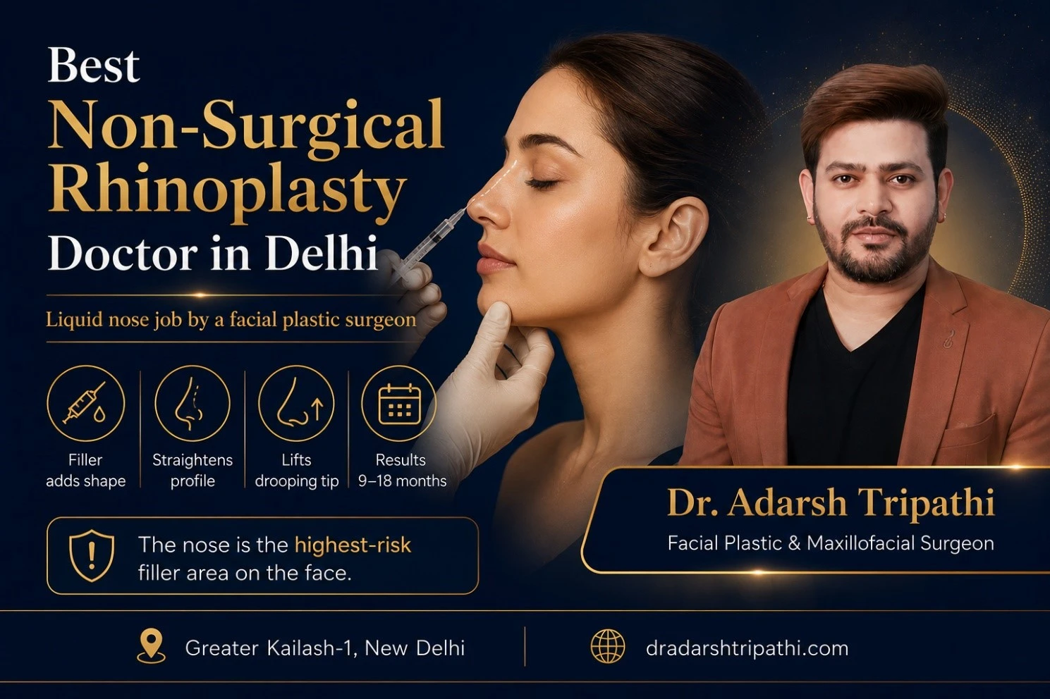You are currently viewing How to Choose the Best Non-Surgical Rhinoplasty Doctor in Delhi