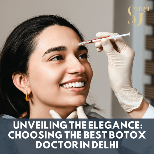 Rejuvenation in expert hands. Dr. Adarsh Tripathi, your guide to the best Botox treatments in Delhi at Sarayu Clinics.